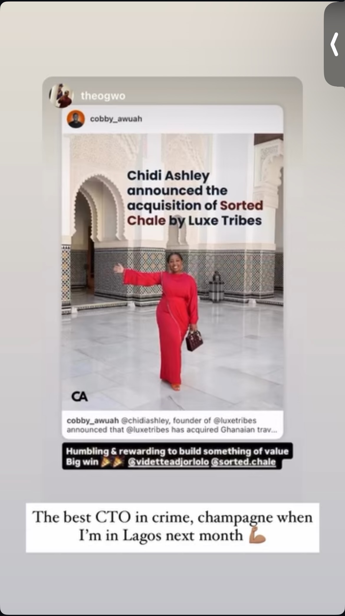 Sorted Chale acquisition ft Emmanuel Ogwo